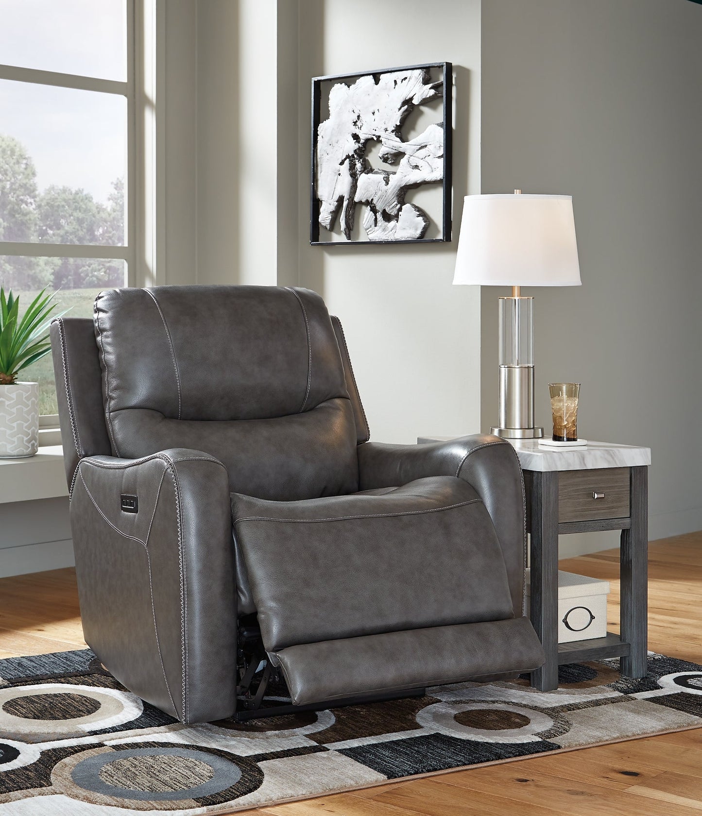 Galahad Zero Wall Recliner w/PWR HDRST Rent Wise Rent To Own Jacksonville, Florida