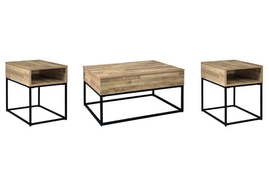 Gerdanet Coffee Table with 2 End Tables Rent Wise Rent To Own Jacksonville, Florida