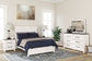 Gerridan Full Panel Bed with Mirrored Dresser and 2 Nightstands Rent Wise Rent To Own Jacksonville, Florida