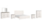 Gerridan King Panel Bed with Mirrored Dresser, Chest and 2 Nightstands Rent Wise Rent To Own Jacksonville, Florida