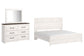 Gerridan King Panel Bed with Mirrored Dresser Rent Wise Rent To Own Jacksonville, Florida