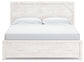Gerridan King Panel Bed with Mirrored Dresser and 2 Nightstands Rent Wise Rent To Own Jacksonville, Florida