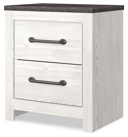Gerridan King Panel Bed with Mirrored Dresser and 2 Nightstands Rent Wise Rent To Own Jacksonville, Florida