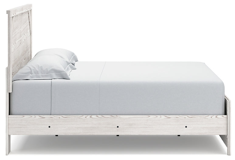 Gerridan King Panel Bed with Mirrored Dresser and 2 Nightstands Rent Wise Rent To Own Jacksonville, Florida