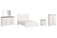 Gerridan Queen Panel Bed with Mirrored Dresser, Chest and Nightstand Rent Wise Rent To Own Jacksonville, Florida