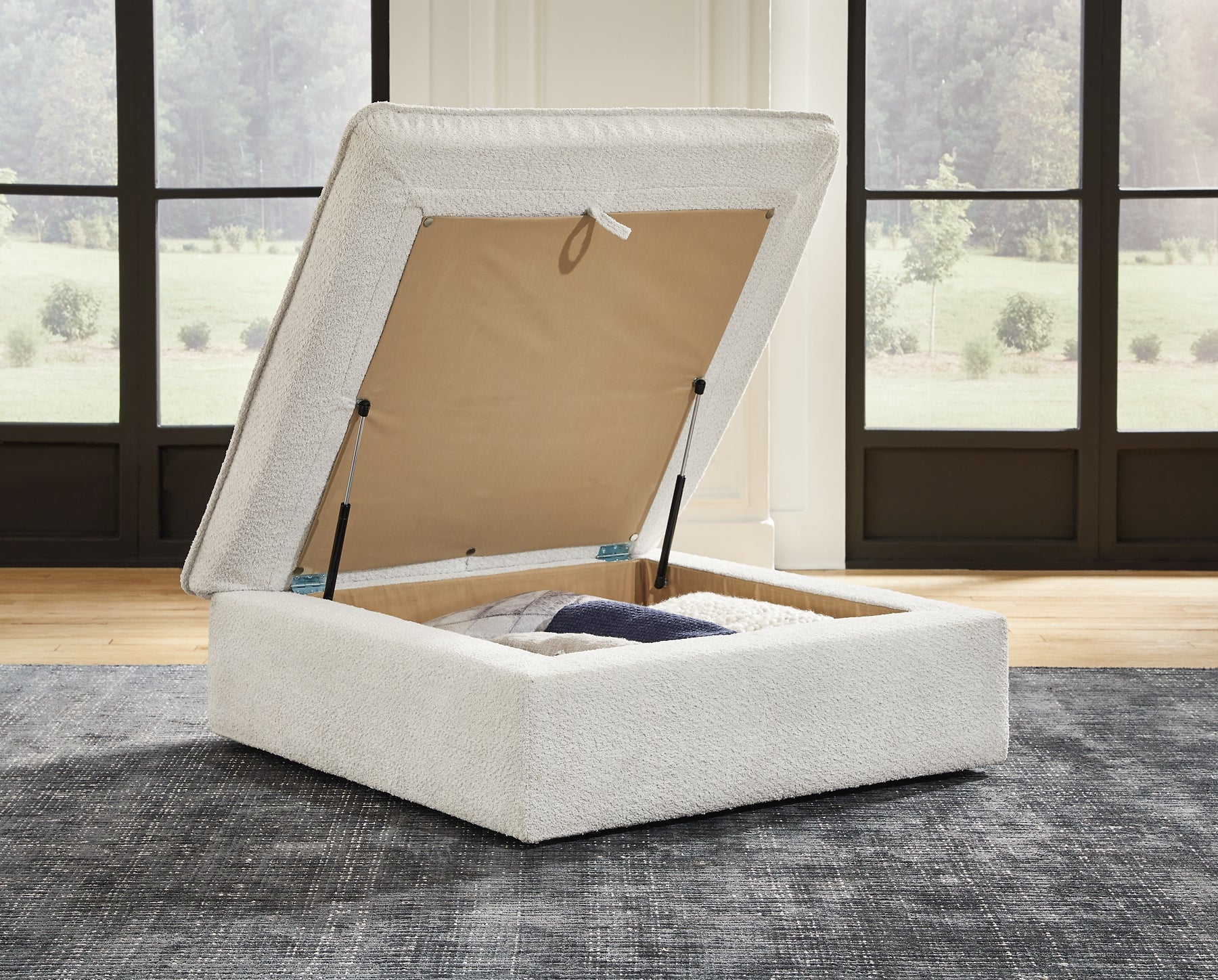 Gimma Ottoman With Storage Rent Wise Rent To Own Jacksonville, Florida