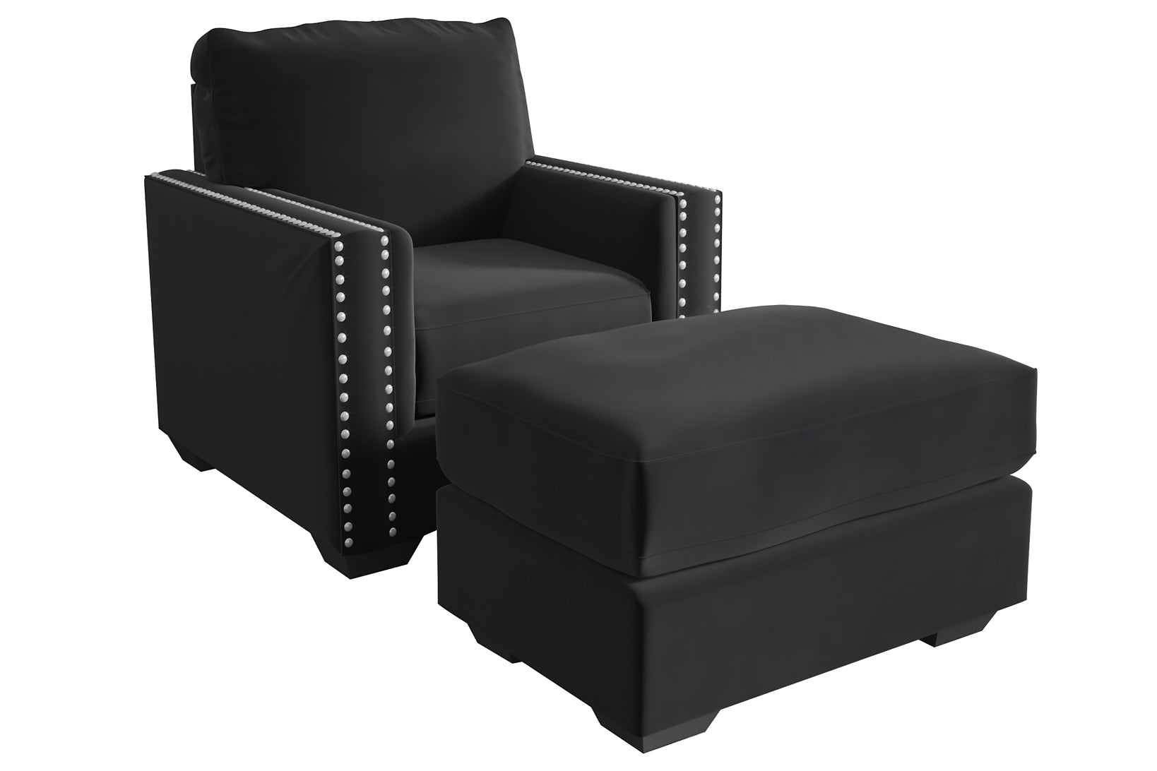Gleston Chair and Ottoman Rent Wise Rent To Own Jacksonville, Florida