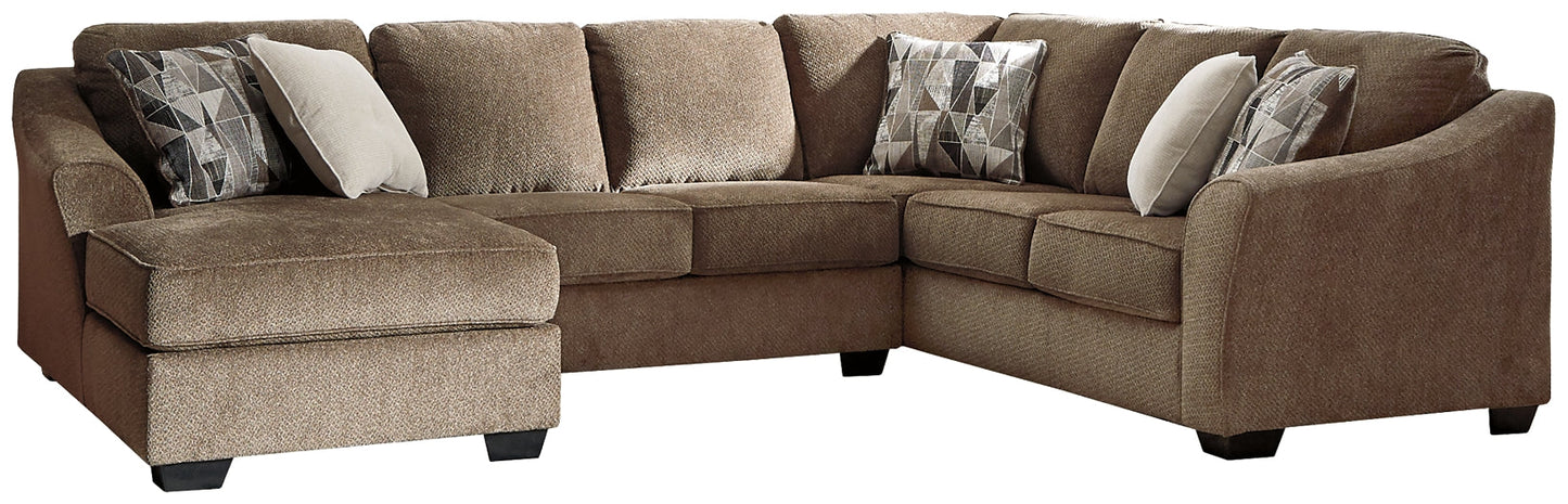 Graftin 3-Piece Sectional with Chaise Rent Wise Rent To Own Jacksonville, Florida