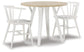 Grannen Dining Table and 2 Chairs Rent Wise Rent To Own Jacksonville, Florida