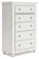 Grantoni Five Drawer Chest Rent Wise Rent To Own Jacksonville, Florida