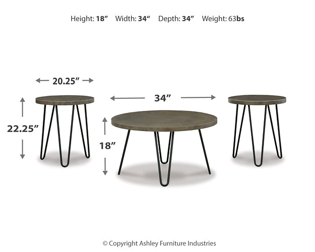 Hadasky Occasional Table Set (3/CN) Rent Wise Rent To Own Jacksonville, Florida