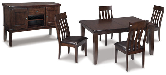 Haddigan Dining Table and 4 Chairs with Storage Rent Wise Rent To Own Jacksonville, Florida