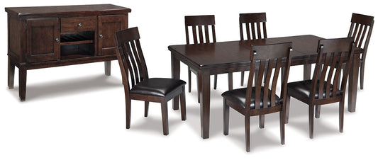 Haddigan Dining Table and 6 Chairs with Storage Rent Wise Rent To Own Jacksonville, Florida