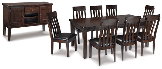 Haddigan Dining Table and 8 Chairs with Storage Rent Wise Rent To Own Jacksonville, Florida