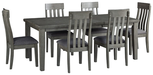 Hallanden Dining Table and 6 Chairs Rent Wise Rent To Own Jacksonville, Florida