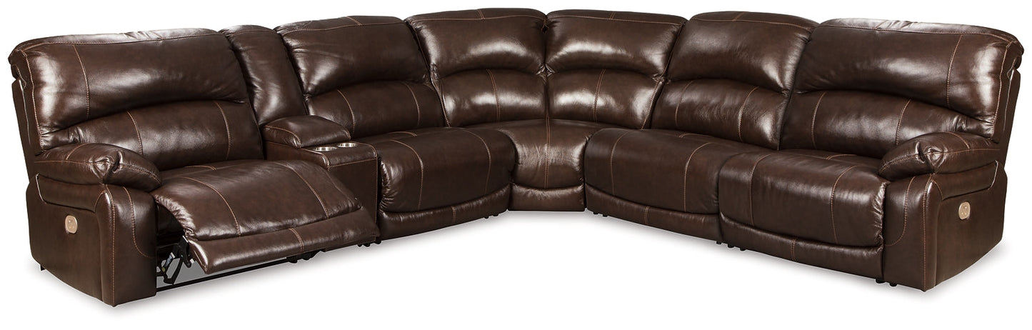 Hallstrung 6-Piece Power Reclining Sectional Rent Wise Rent To Own Jacksonville, Florida