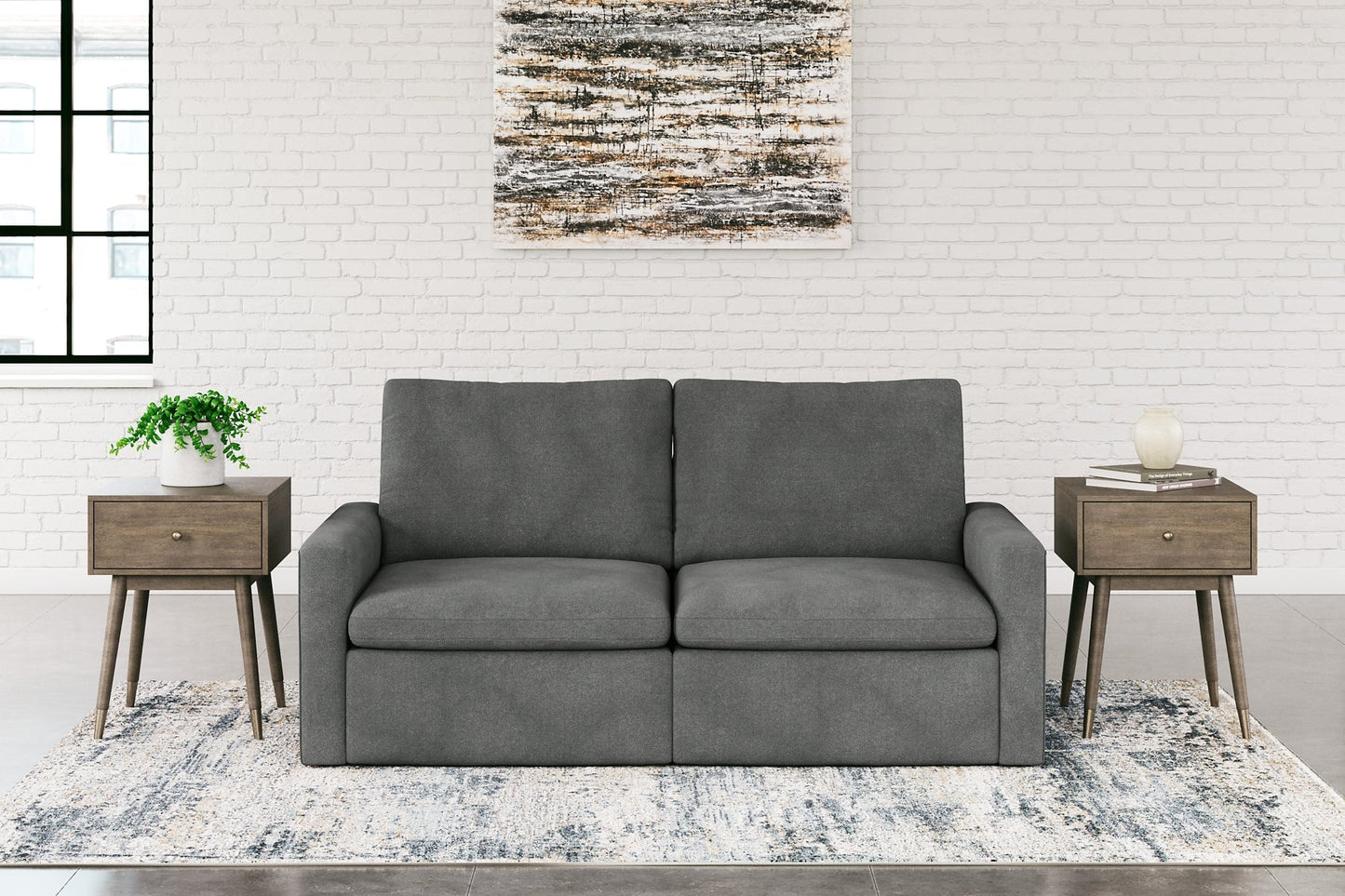 Hartsdale 2-Piece Power Reclining Sectional Rent Wise Rent To Own Jacksonville, Florida