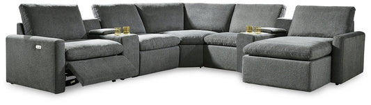 Hartsdale 7-Piece Power Reclining Sectional Rent Wise Rent To Own Jacksonville, Florida