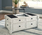 Havalance Coffee Table with 2 End Tables Rent Wise Rent To Own Jacksonville, Florida