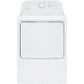 Hotpoint - 6.2 Cu. Ft. 4-Cycle Electric Dryer - White with gray backsplash Rent Wise Rent To Own Jacksonville, Florida