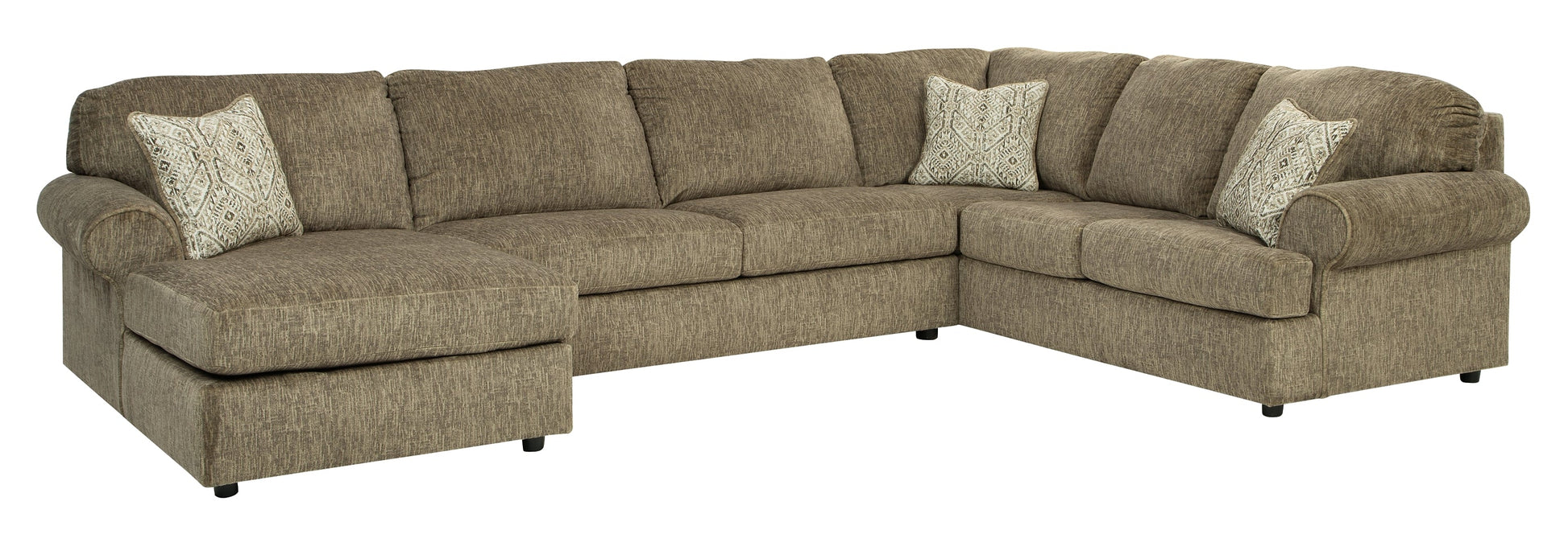 Hoylake 3-Piece Sectional with Ottoman Rent Wise Rent To Own Jacksonville, Florida
