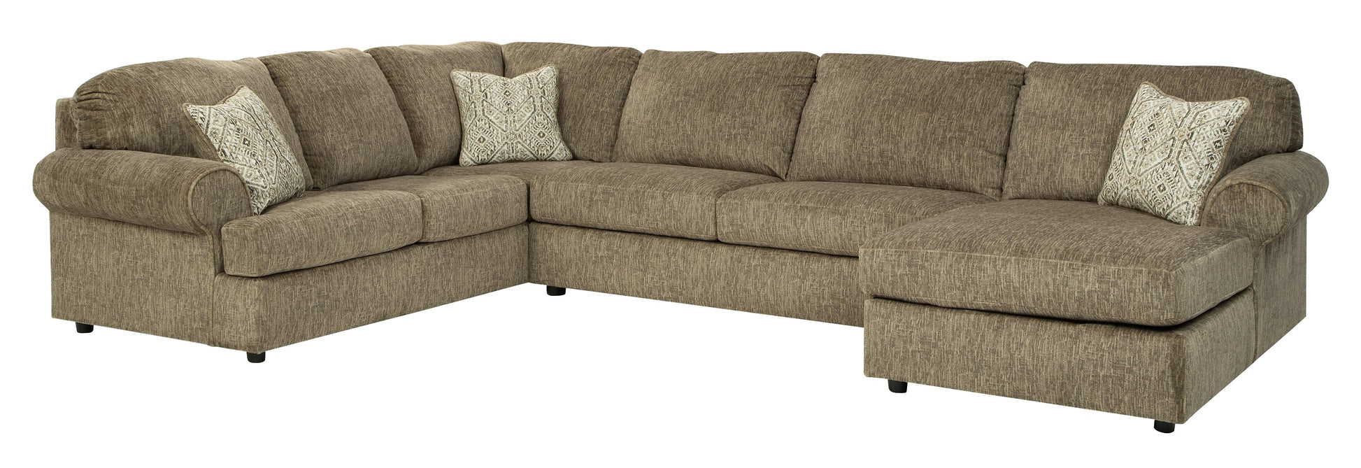 Hoylake 3-Piece Sectional with Ottoman Rent Wise Rent To Own Jacksonville, Florida