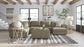 Hoylake 3-Piece Sectional with Ottoman Rent Wise Rent To Own Jacksonville, Florida
