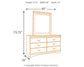 Huey Vineyard Twin Sleigh Headboard with Mirrored Dresser and 2 Nightstands Rent Wise Rent To Own Jacksonville, Florida