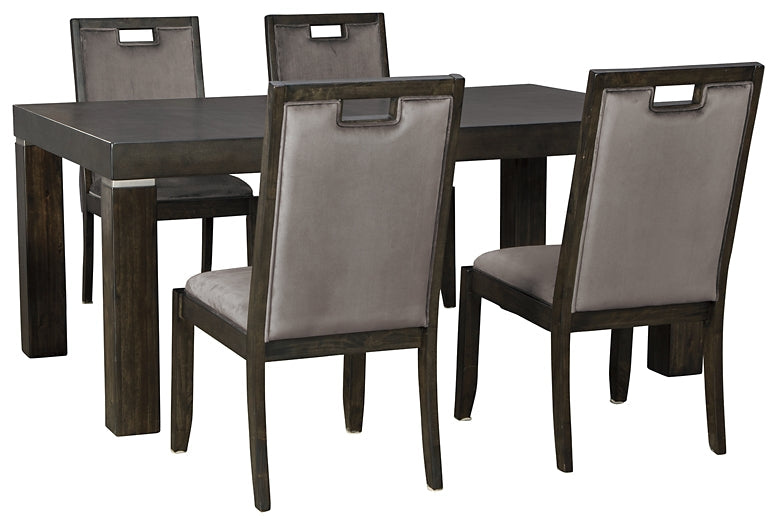Hyndell Dining Table and 4 Chairs Rent Wise Rent To Own Jacksonville, Florida