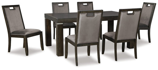 Hyndell Dining Table and 6 Chairs Rent Wise Rent To Own Jacksonville, Florida