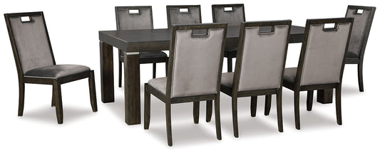 Hyndell Dining Table and 8 Chairs Rent Wise Rent To Own Jacksonville, Florida