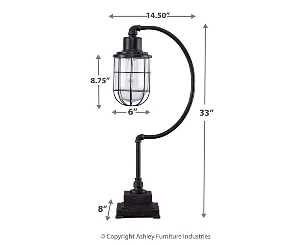 Jae Metal Desk Lamp (1/CN) Rent Wise Rent To Own Jacksonville, Florida