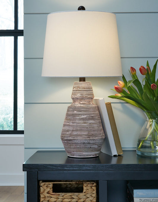 Jairburns Poly Table Lamp (2/CN) Rent Wise Rent To Own Jacksonville, Florida