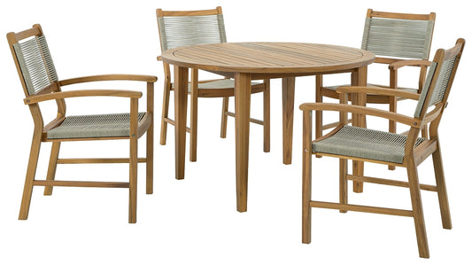 Janiyah Outdoor Dining Table and 4 Chairs Rent Wise Rent To Own Jacksonville, Florida