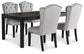 Jeanette Dining Table and 4 Chairs Rent Wise Rent To Own Jacksonville, Florida