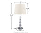 Joaquin Crystal Table Lamp (2/CN) Rent Wise Rent To Own Jacksonville, Florida