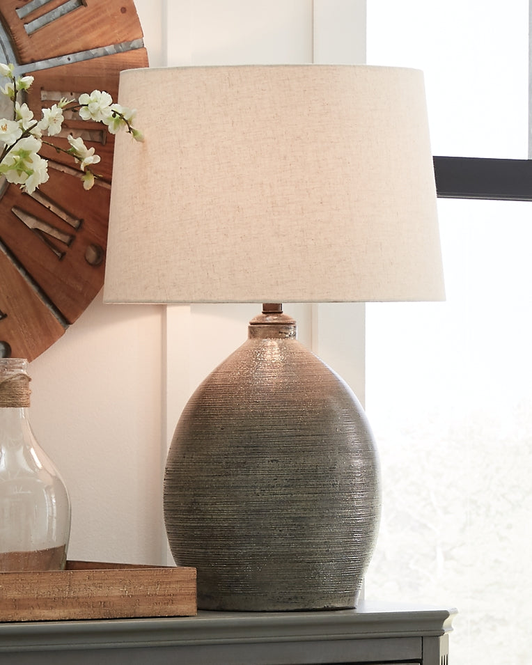 Joyelle Terracotta Table Lamp (1/CN) Rent Wise Rent To Own Jacksonville, Florida