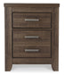 Juararo California King Panel Bed with Mirrored Dresser, Chest and 2 Nightstands Rent Wise Rent To Own Jacksonville, Florida