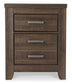 Juararo California King Panel Bed with Mirrored Dresser, Chest and Nightstand Rent Wise Rent To Own Jacksonville, Florida