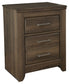 Juararo California King Poster Bed with Mirrored Dresser and 2 Nightstands Rent Wise Rent To Own Jacksonville, Florida