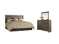 Juararo King/California King Panel Headboard with Mirrored Dresser Rent Wise Rent To Own Jacksonville, Florida