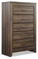 Juararo King Panel Bed with Mirrored Dresser and Chest Rent Wise Rent To Own Jacksonville, Florida