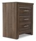 Juararo Queen Panel Bed with Mirrored Dresser, Chest and 2 Nightstands Rent Wise Rent To Own Jacksonville, Florida