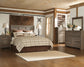 Juararo Queen Panel Headboard with Mirrored Dresser and Chest Rent Wise Rent To Own Jacksonville, Florida
