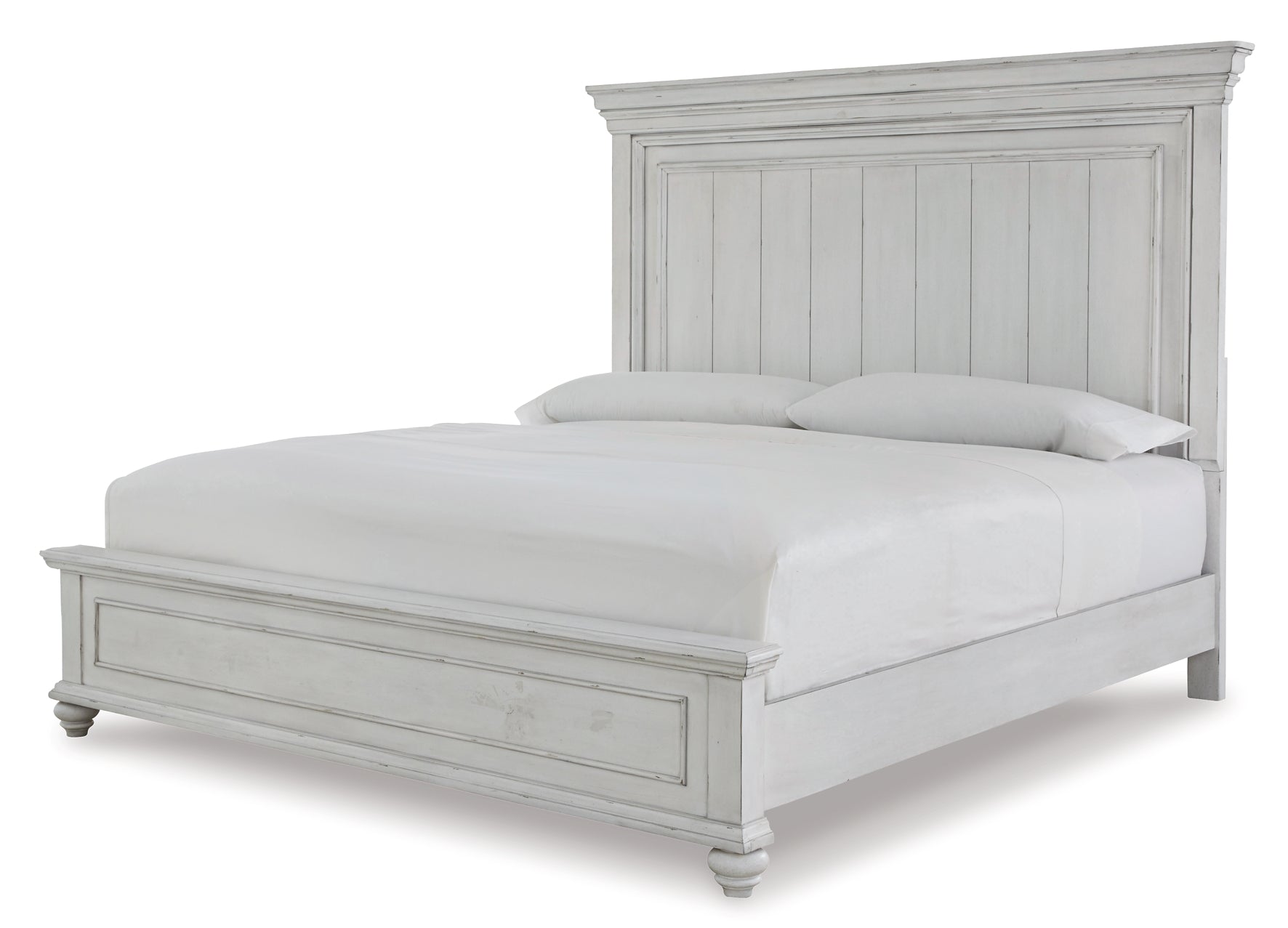 Kanwyn King Panel Bed with Mirrored Dresser and 2 Nightstands Rent Wise Rent To Own Jacksonville, Florida