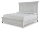 Kanwyn King Panel Bed with Mirrored Dresser and 2 Nightstands Rent Wise Rent To Own Jacksonville, Florida