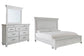Kanwyn King Panel Bed with Storage with Mirrored Dresser Rent Wise Rent To Own Jacksonville, Florida