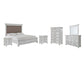 Kanwyn Queen Panel Bed with Mirrored Dresser, Chest and 2 Nightstands Rent Wise Rent To Own Jacksonville, Florida