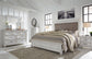 Kanwyn Queen Panel Bed with Mirrored Dresser, Chest and Nightstand Rent Wise Rent To Own Jacksonville, Florida