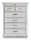 Kanwyn Queen Panel Bed with Storage with Mirrored Dresser, Chest and Nightstand Rent Wise Rent To Own Jacksonville, Florida